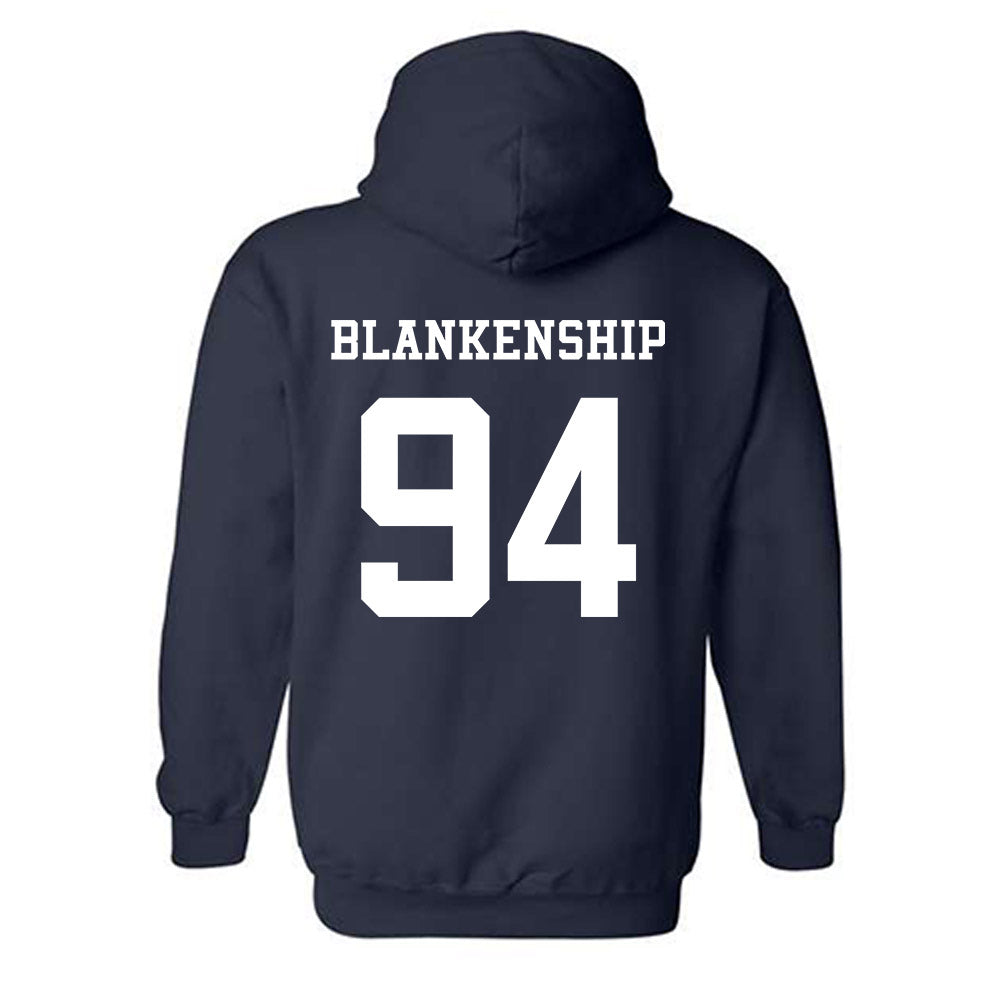 Ole Miss - NCAA Football : Caleb Blankenship - Sports Shersey Hooded Sweatshirt-1