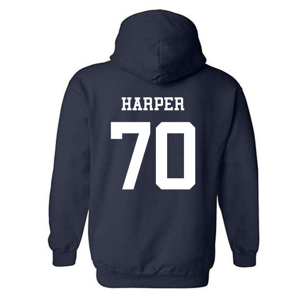 Ole Miss - NCAA Football : Devin Harper - Sports Shersey Hooded Sweatshirt-1