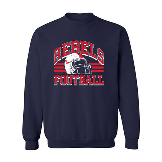 Ole Miss - NCAA Football : Andy Jaffe - Sports Shersey Crewneck Sweatshirt-0