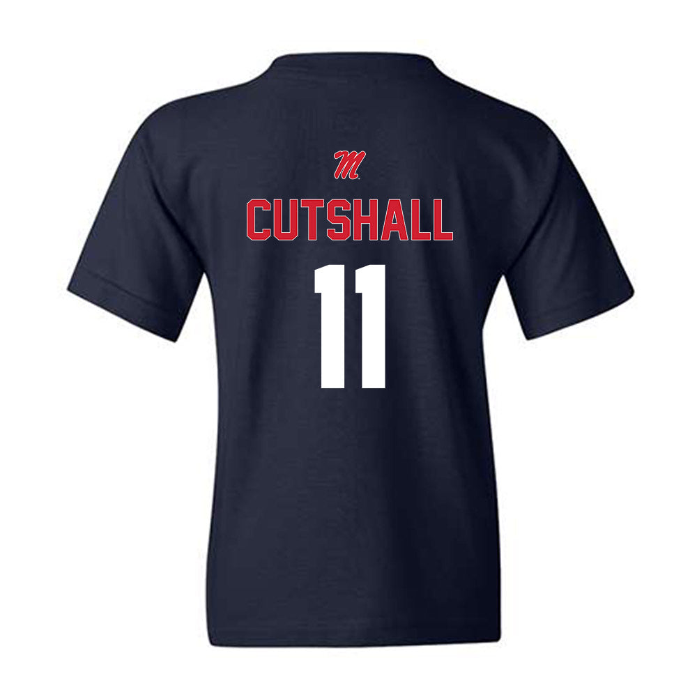 Ole Miss - NCAA Baseball : William Cutshall - Sports Shersey Youth T-Shirt-1