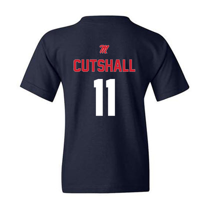 Ole Miss - NCAA Baseball : William Cutshall - Sports Shersey Youth T-Shirt-1