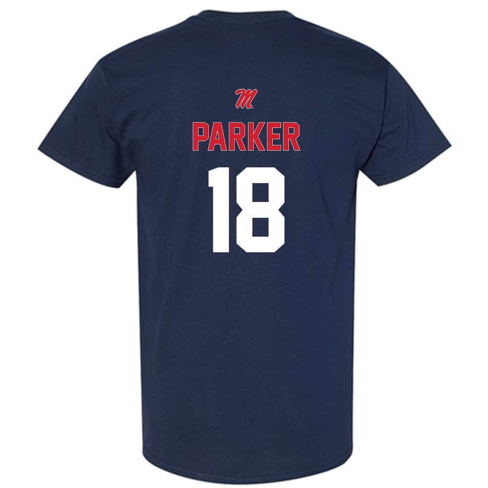 Ole Miss - NCAA Baseball : Greyson Parker - Sports Shersey T-Shirt-1