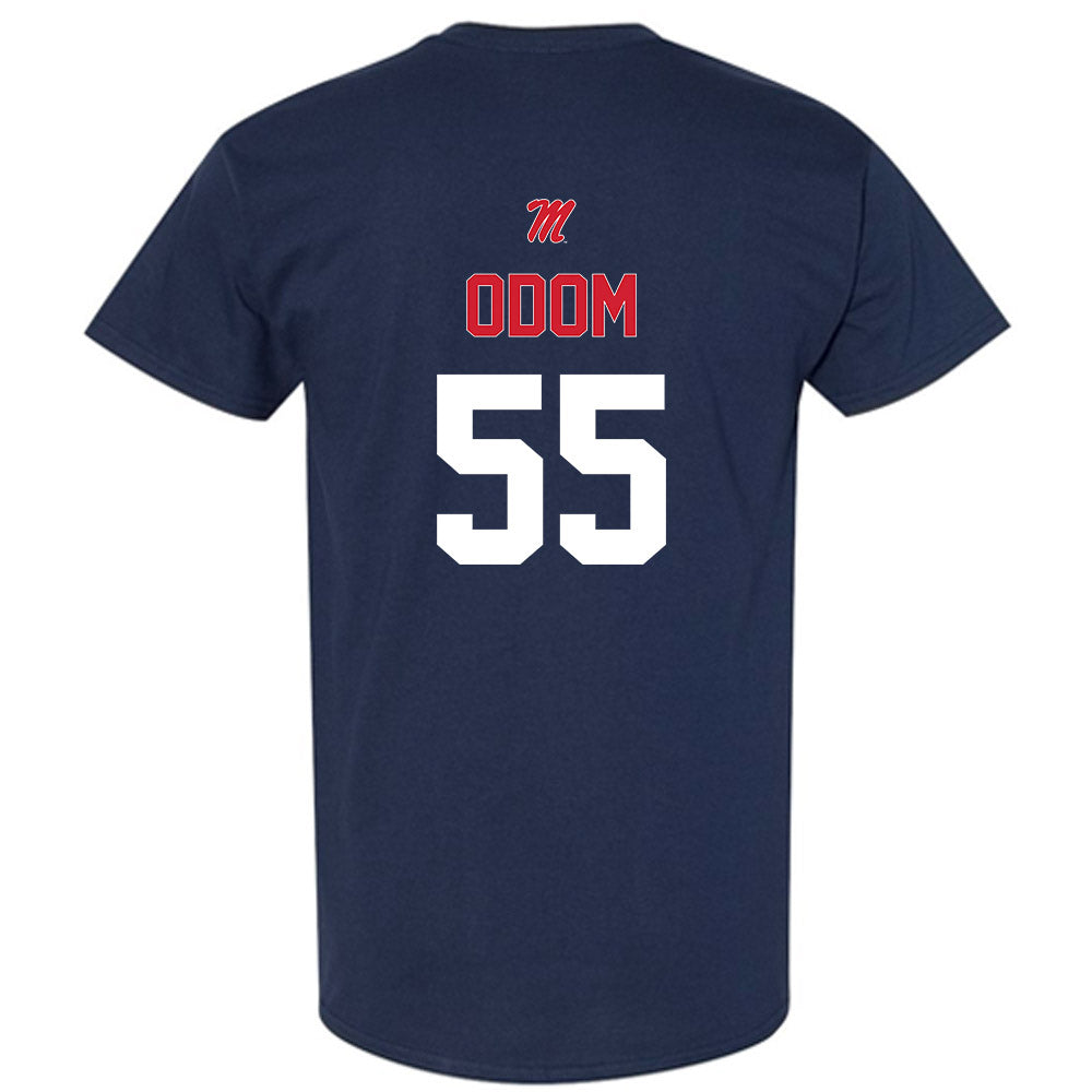 Ole Miss - NCAA Baseball : Leo Odom - Sports Shersey T-Shirt-1