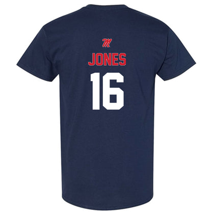 Ole Miss - NCAA Baseball : Brayden Jones - Sports Shersey T-Shirt-1