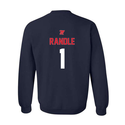 Ole Miss - NCAA Baseball : Brayden Randle - Sports Shersey Crewneck Sweatshirt-1