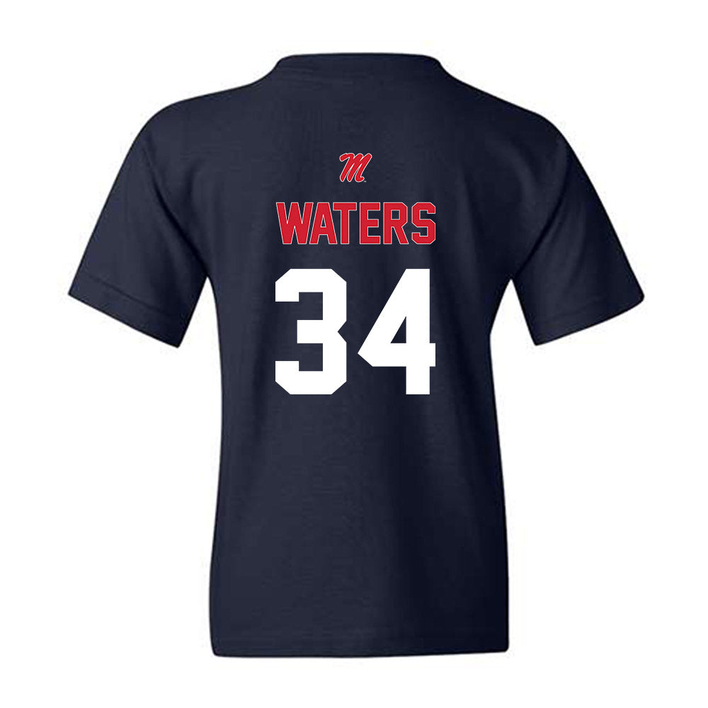 Ole Miss - NCAA Baseball : Landon Waters - Sports Shersey Youth T-Shirt-1