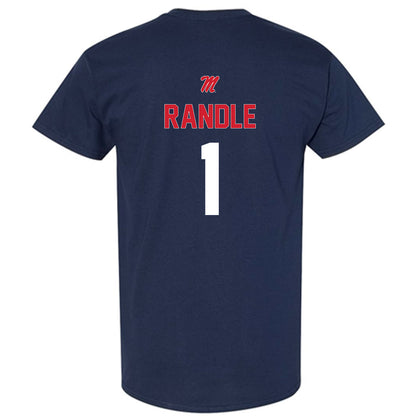 Ole Miss - NCAA Baseball : Brayden Randle - Sports Shersey T-Shirt-1
