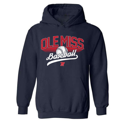 Ole Miss - NCAA Baseball : Noah Allen - Sports Shersey Hooded Sweatshirt-0