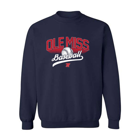 Ole Miss - NCAA Baseball : Brady McCormack - Sports Shersey Crewneck Sweatshirt-0