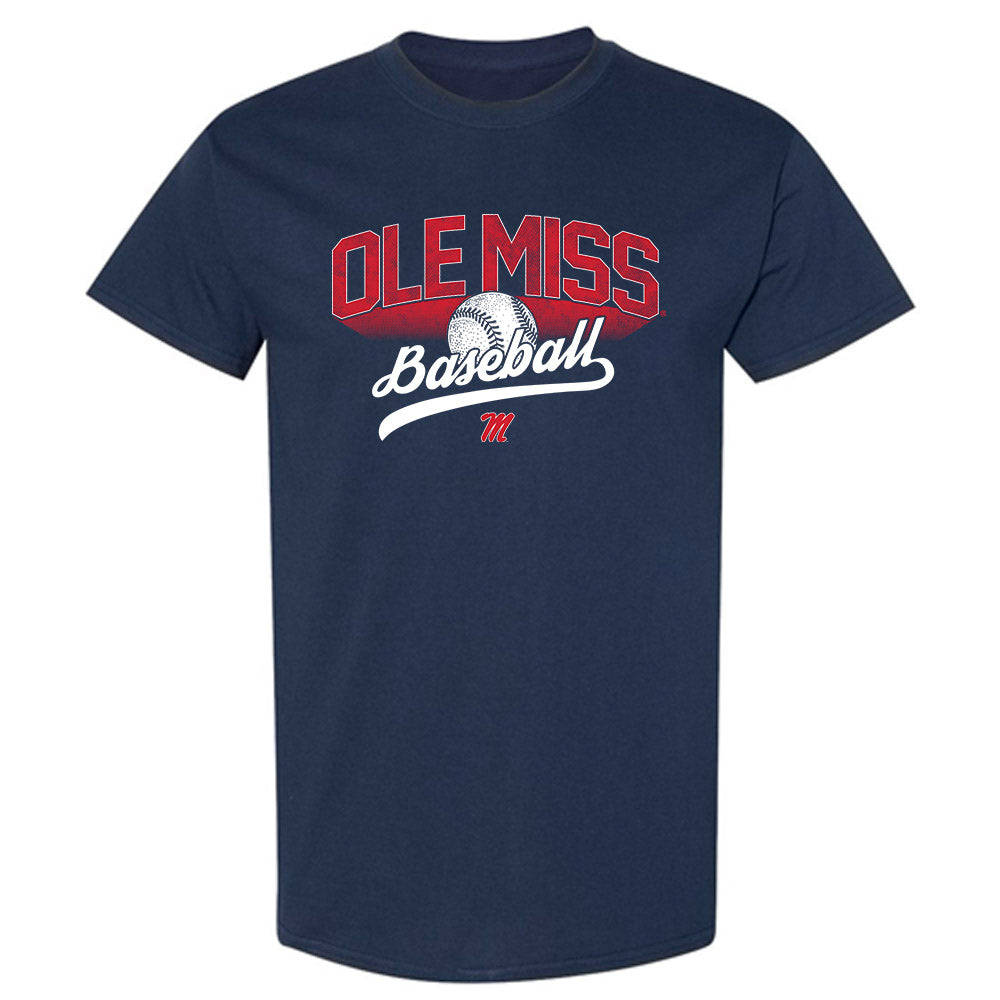 Ole Miss - NCAA Baseball : Collin Reuter - Sports Shersey T-Shirt-0