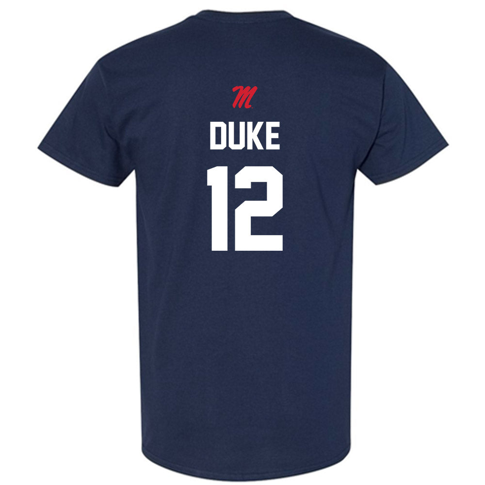 Ole Miss - NCAA Softball : Addison Duke - Sports Shersey T-Shirt-1