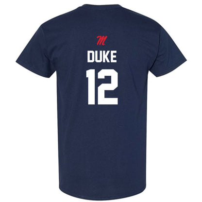 Ole Miss - NCAA Softball : Addison Duke - Sports Shersey T-Shirt-1