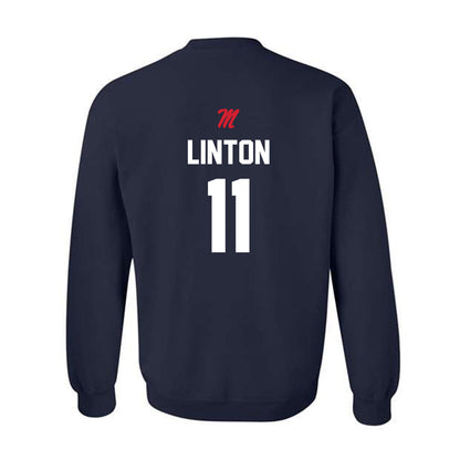 Ole Miss - NCAA Softball : Addi Linton - Sports Shersey Crewneck Sweatshirt-1