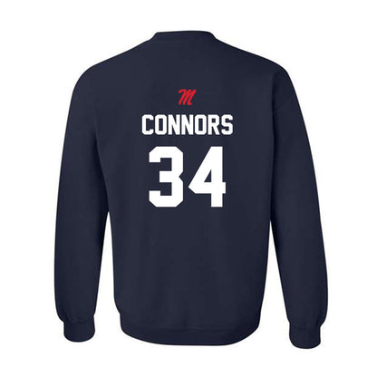 Ole Miss - NCAA Softball : rachel connors - Sports Shersey Crewneck Sweatshirt-1