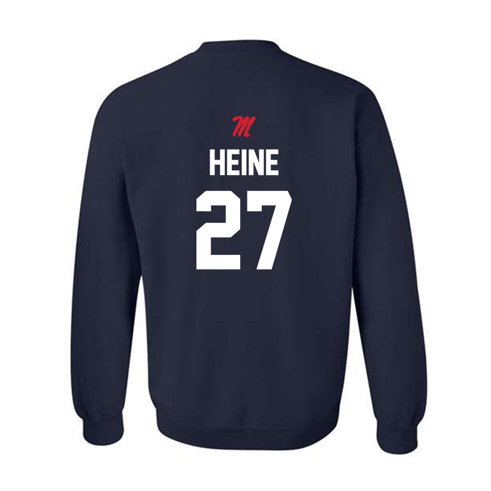 Ole Miss - NCAA Softball : Madi Heine - Sports Shersey Crewneck Sweatshirt-1