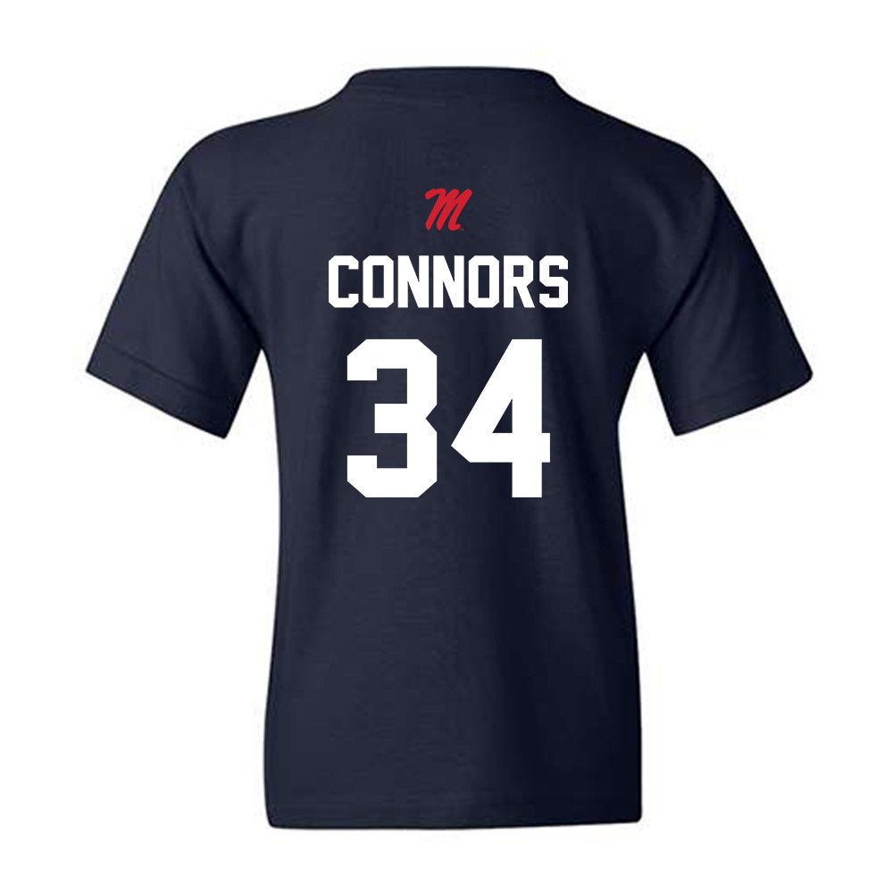 Ole Miss - NCAA Softball : rachel connors - Sports Shersey Youth T-Shirt-1