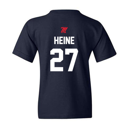 Ole Miss - NCAA Softball : Madi Heine - Sports Shersey Youth T-Shirt-1