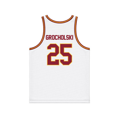 Minnesota - NCAA Women's Basketball : Grace Grocholski - White Basketball Jersey-1
