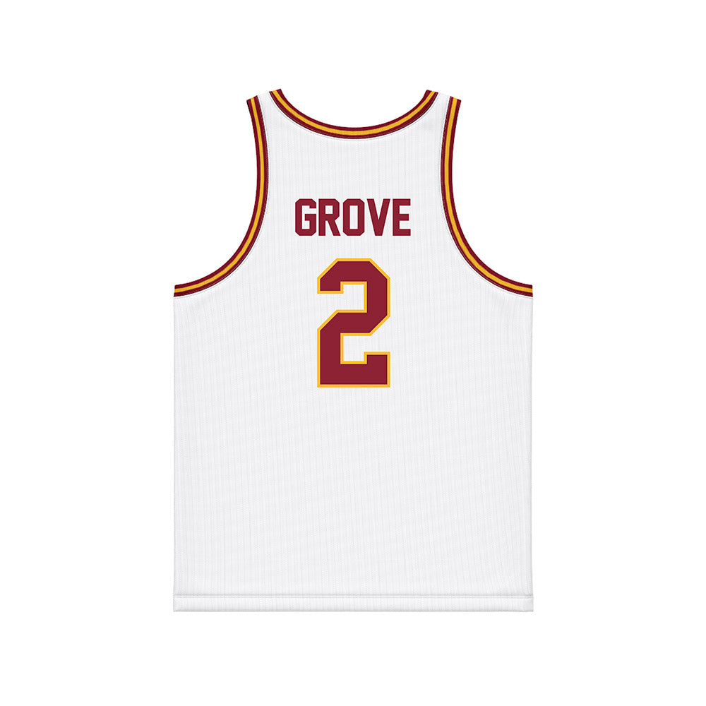 Minnesota - NCAA Men's Basketball : Grayson Grove - White Basketball Jersey-1