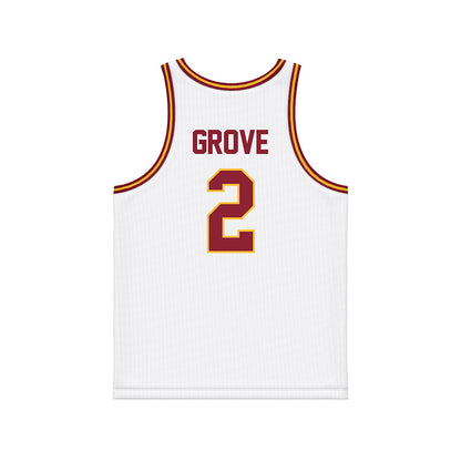 Minnesota - NCAA Men's Basketball : Grayson Grove - White Basketball Jersey-1