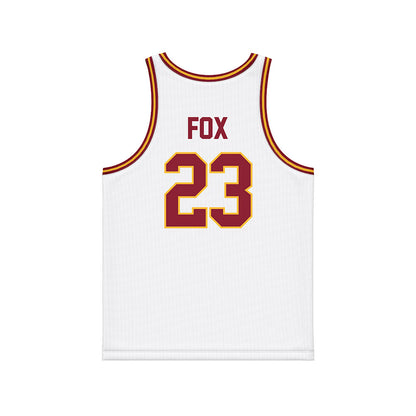 Minnesota - NCAA Men's Basketball : Parker Fox - White Basketball Jersey