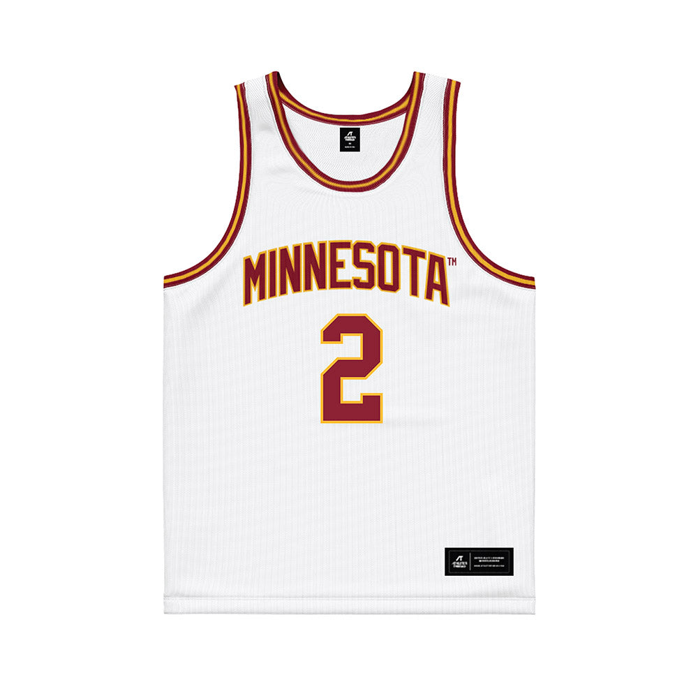 Minnesota - NCAA Men's Basketball : Grayson Grove - White Basketball Jersey-0