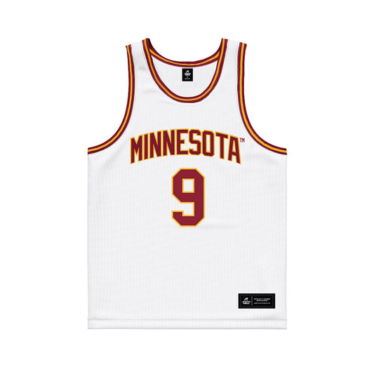 Minnesota - NCAA Men's Basketball : Kai Shinholster - White Basketball Jersey-0