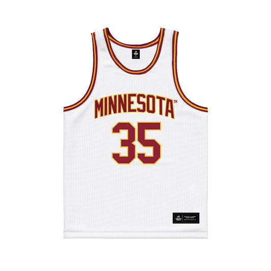 Minnesota - NCAA Women's Basketball : Makena Christian - White Basketball Jersey-0