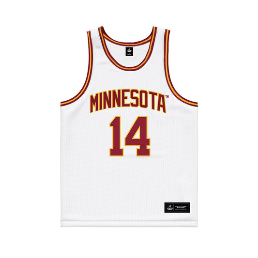 Minnesota - NCAA Women's Basketball : Tori McKinney - White Basketball Jersey-0