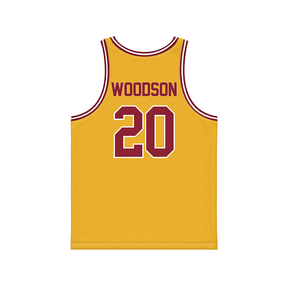 Minnesota - NCAA Women's Basketball : Taylor Woodson - Gold Basketball Jersey-1