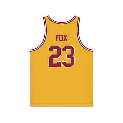 Minnesota - NCAA Men's Basketball : Parker Fox - Gold Basketball Jersey