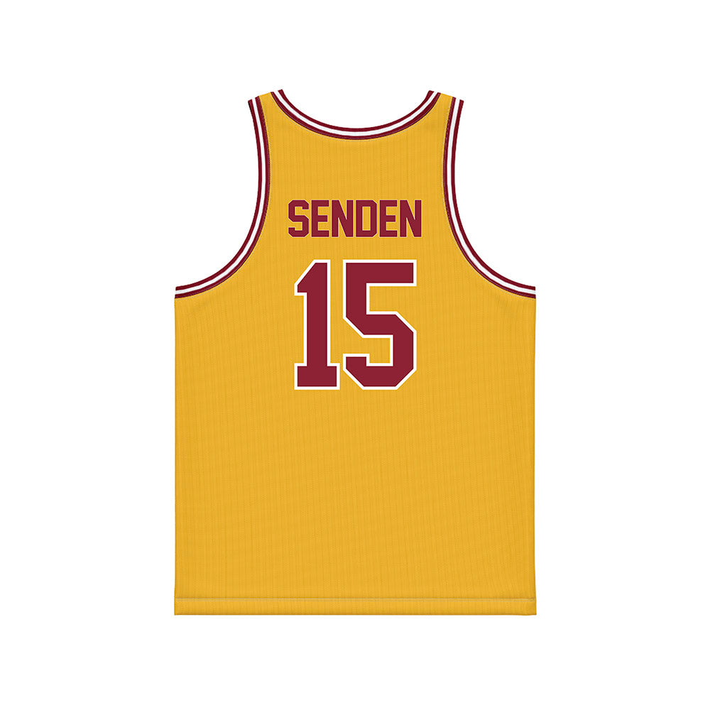 Minnesota - NCAA Women's Basketball : Brynn Senden - Gold Basketball Jersey-1