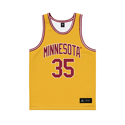 Minnesota - NCAA Women's Basketball : Makena Christian - Gold Basketball Jersey-0