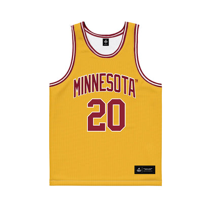 Minnesota - NCAA Women's Basketball : Taylor Woodson - Gold Basketball Jersey-0