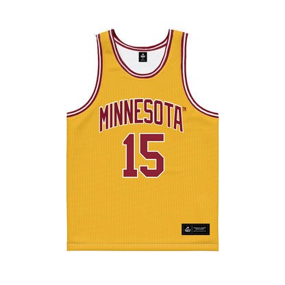 Minnesota - NCAA Women's Basketball : Brynn Senden - Gold Basketball Jersey-0