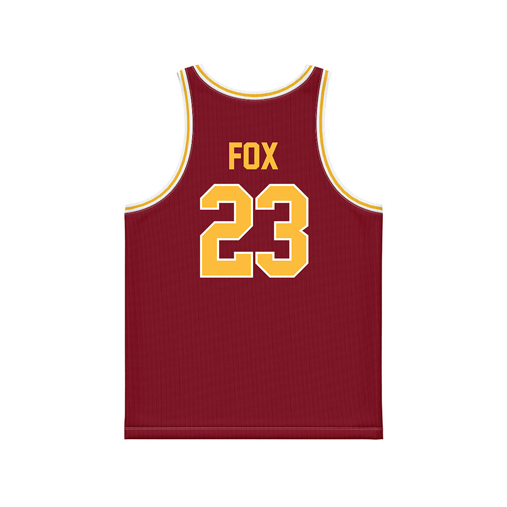 Minnesota - NCAA Men's Basketball : Parker Fox - Maroon Basketball Jersey