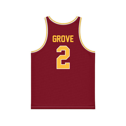 Minnesota - NCAA Men's Basketball : Grayson Grove - Maroon Basketball Jersey-1