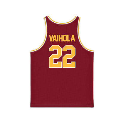 Minnesota - NCAA Men's Basketball : Robert Vaihola - Maroon Basketball Jersey-1