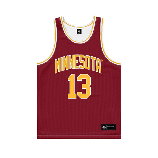 Minnesota - NCAA Men's Basketball : Chance Stephens - Maroon Basketball Jersey-0
