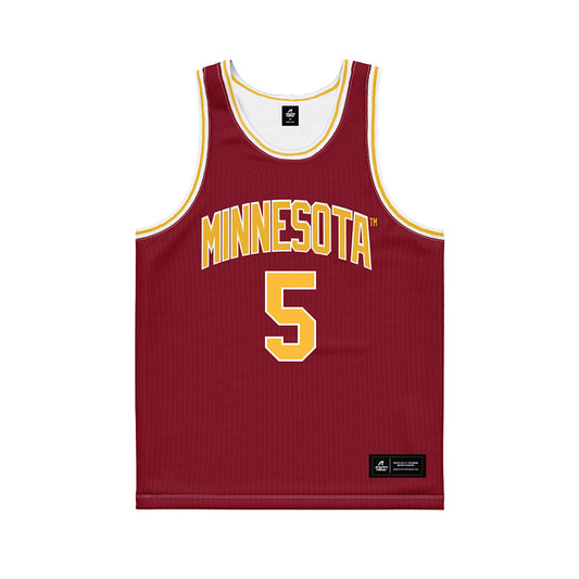 Minnesota - NCAA Men's Basketball : Jaylen Crocker johnson - Maroon Basketball Jersey-0