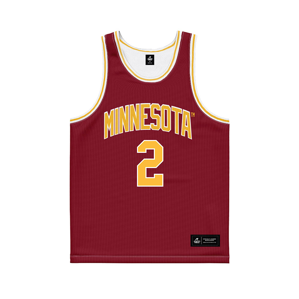 Minnesota - NCAA Men's Basketball : Grayson Grove - Maroon Basketball Jersey-0