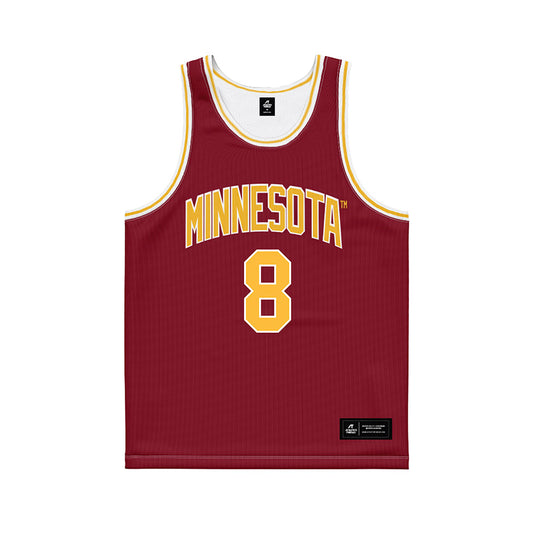 Minnesota - NCAA Men's Basketball : Max Lorenson - Maroon Basketball Jersey-0