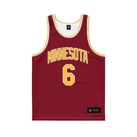 Minnesota - NCAA Men's Basketball : Langston Reynolds - Maroon Basketball Jersey-0