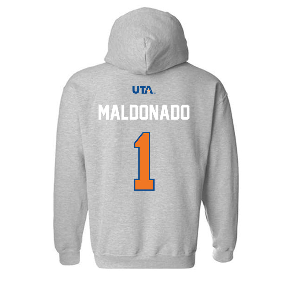 Texas Arlington - NCAA Softball : Talia Maldonado - Sports Shersey Hooded Sweatshirt-1