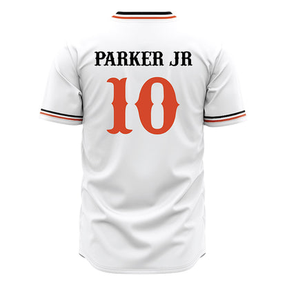 Campbell - NCAA Baseball : Darnell Parker Jr - White Jersey-1