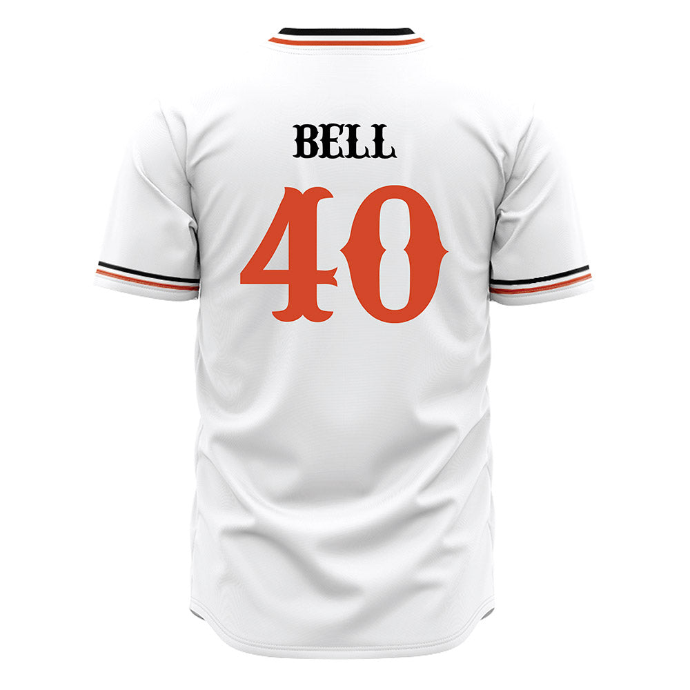 Campbell - NCAA Baseball : Jimmy Bell - White Jersey-1