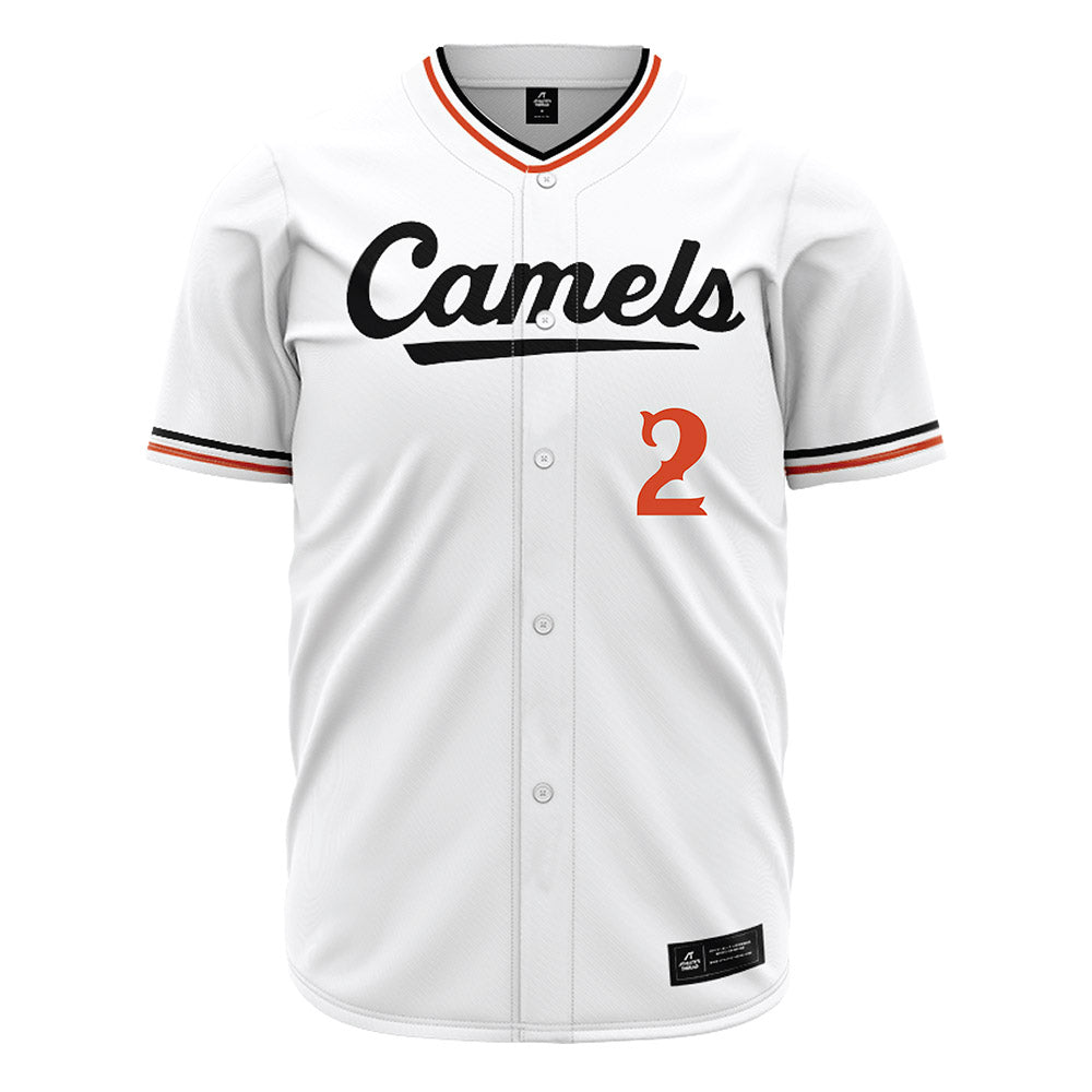 Campbell - NCAA Baseball : Connor Hensley - White Jersey-0