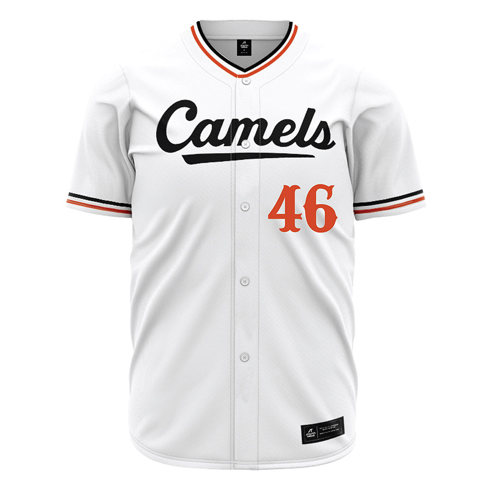 Campbell - NCAA Baseball : Houston Wills - White Jersey-0