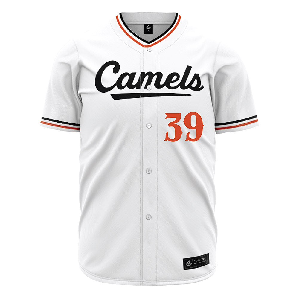 Campbell - NCAA Baseball : Braxton Shaffer - White Jersey-0