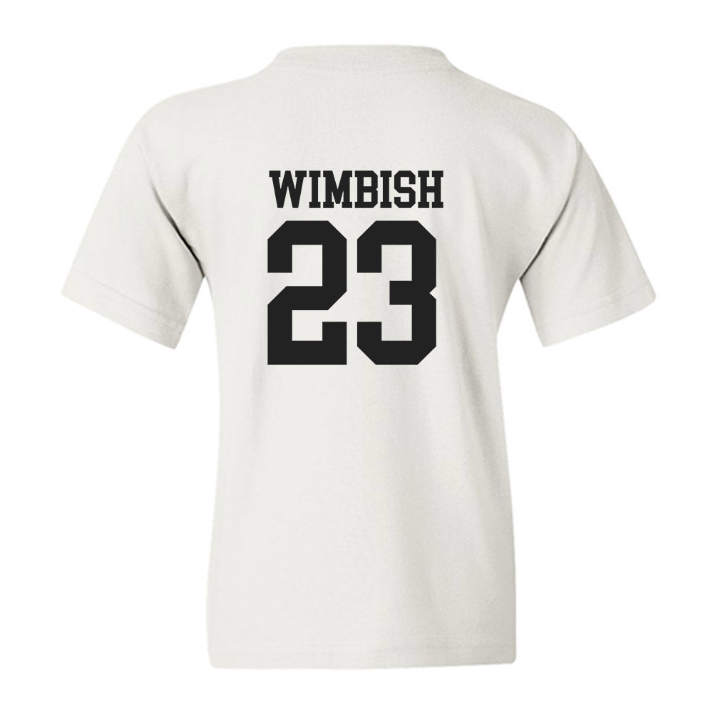 Campbell - NCAA Baseball : Camden Wimbish - Replica Shersey Youth T-Shirt-1